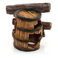 amazonas dekoration aus kunstharz fass 1