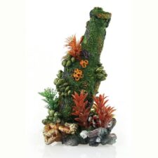 aquarium deko flasche auf stein