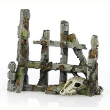 aquarium deko hag mit schaedel